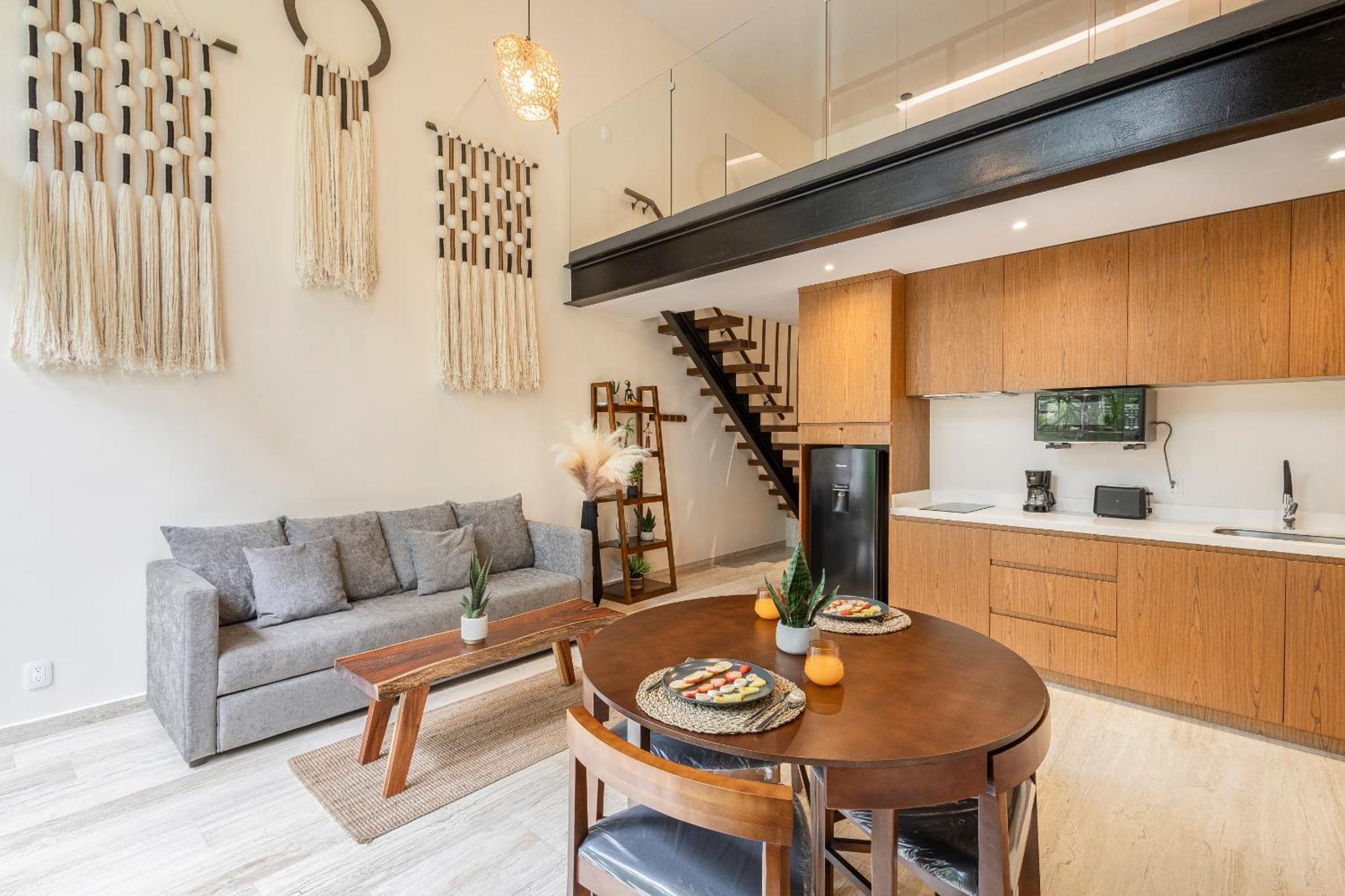Luxurious Loft In 9 Minutes From The Apartment Tulum